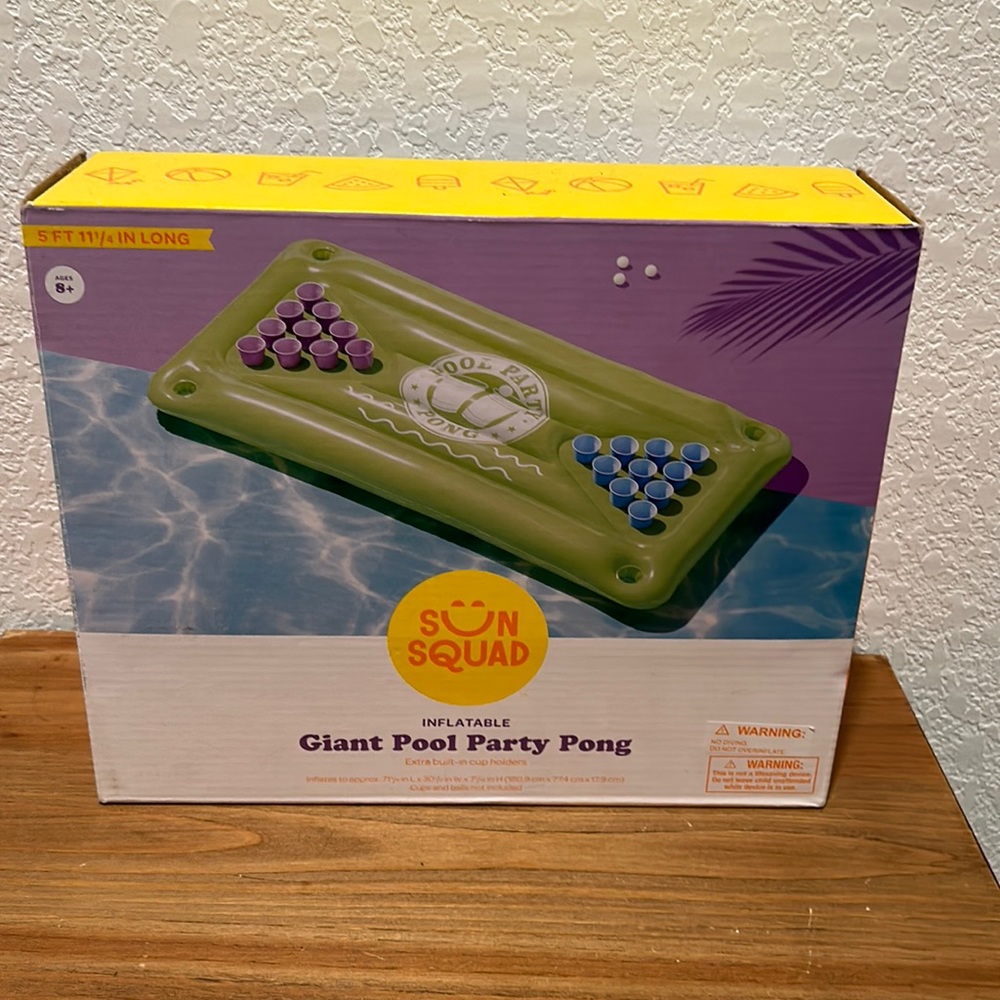Sun Squad Inflatable Giant Pool Party Pong